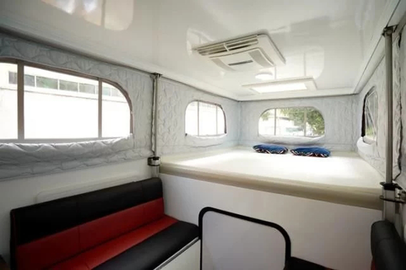 越野房车完全可以成为家庭用户、办公室白领的临时休息室