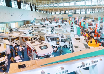 2022中国（南京）国际房车露营展览会在河西集团南京国际博览中心举办。 河萱 供图