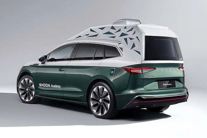 斯柯达Roadiaq概念车发布，29名学生将Enyaq从SUV变身旅居房车